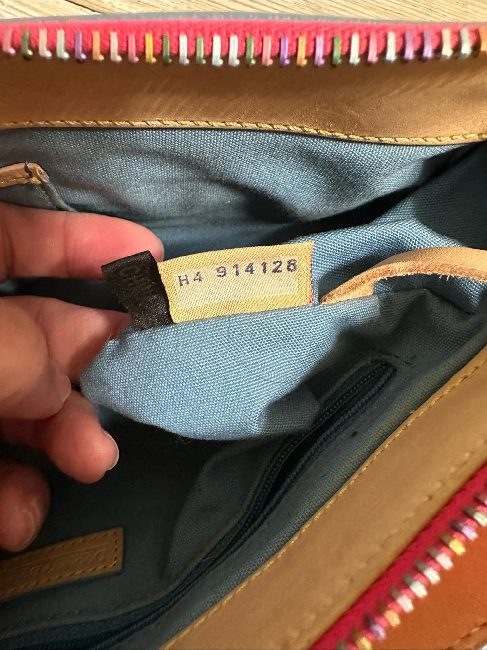 Vintage Dooney and Bourke Y2K Pink Rainbow Monogram Purse Coated Canvas - Picture 12 of 15